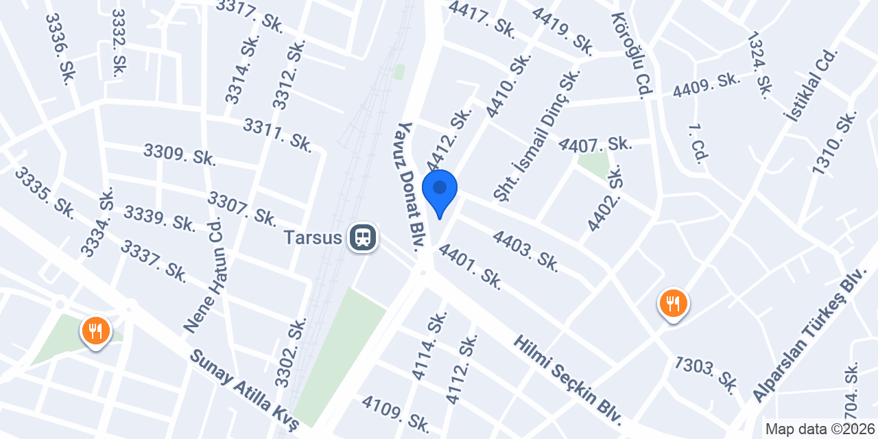 LEVENT BÖREK TARSUS konumu