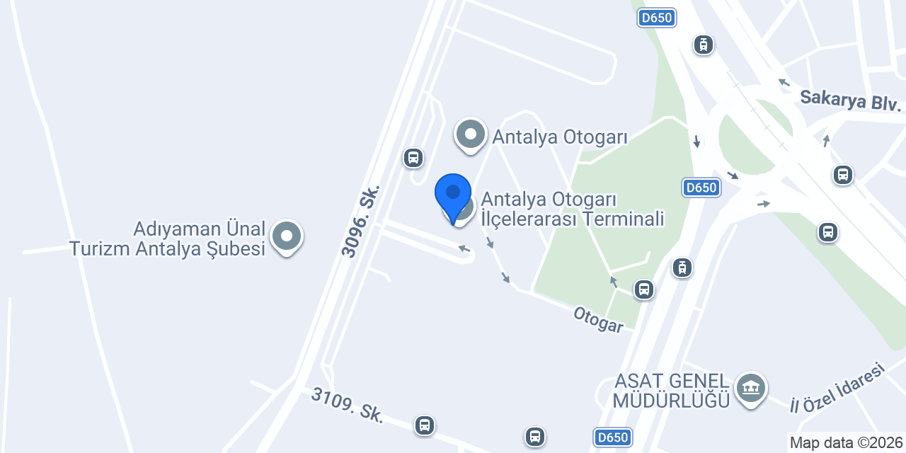 Bucak Seyahat konumu