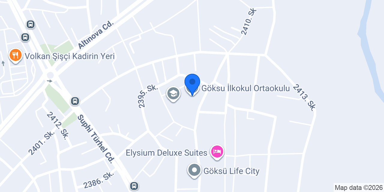 Göksu İlkokul Ortaokulu konumu