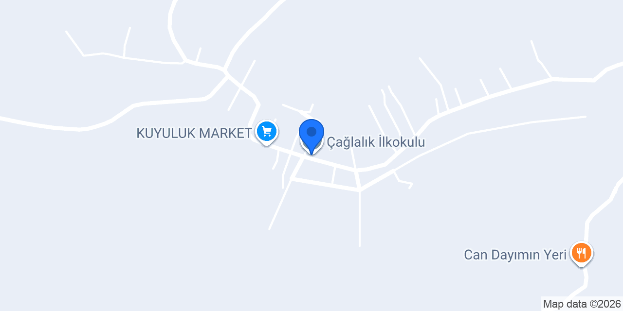 Çağlalık İlkokulu konumu