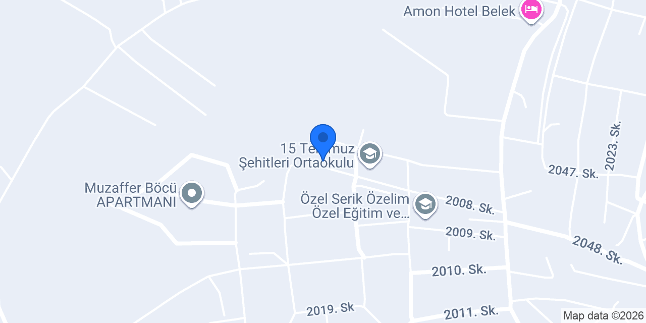 Serik Belek Yabancı Dil konumu