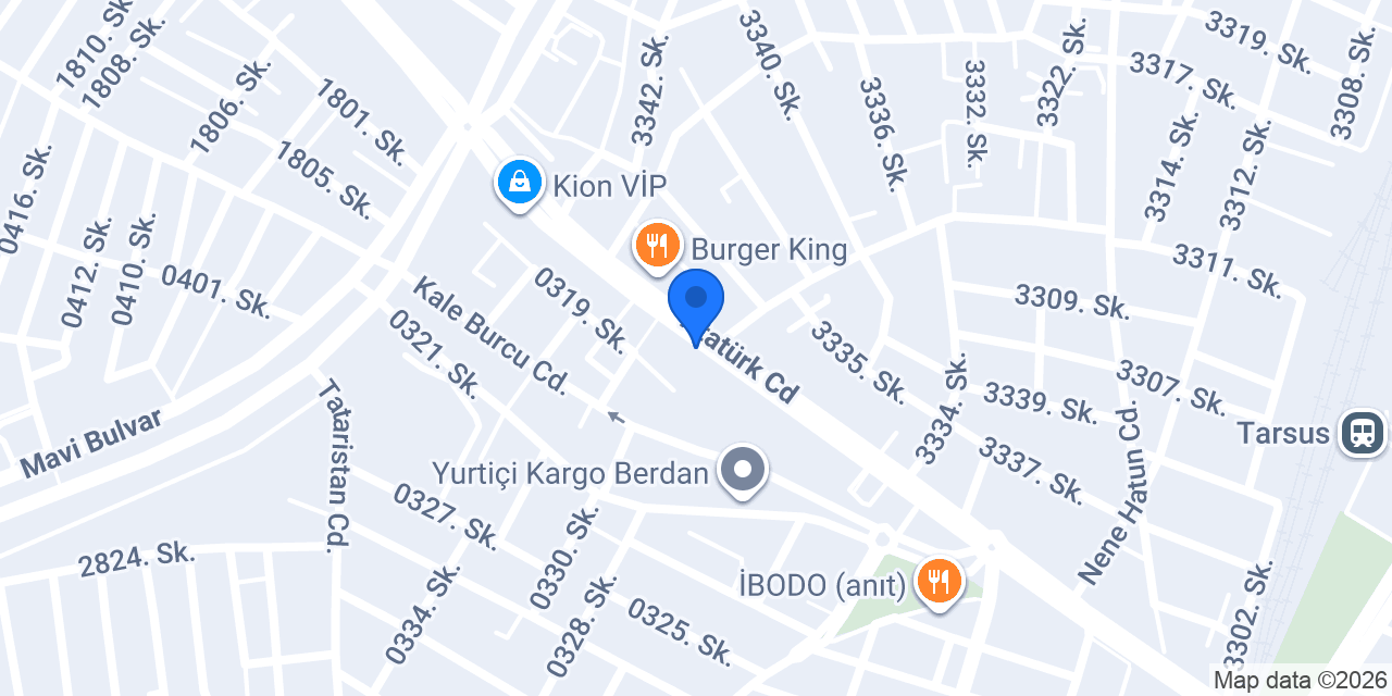 Erdeniz Özel Öğretim Kursu konumu