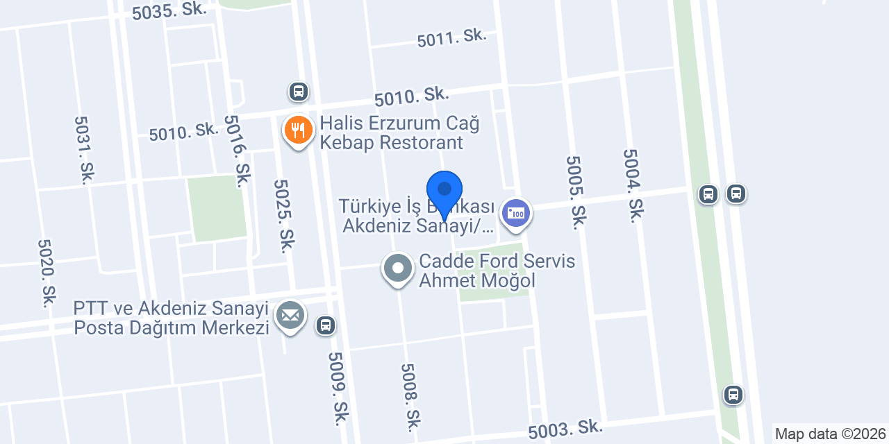 Çakır Fast Food konumu