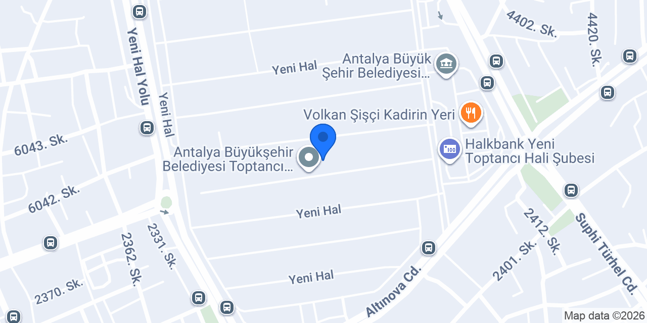 PULKAR TARIM FRESH İHR. İTH. VE TİC. LTD. ŞTİ. konumu