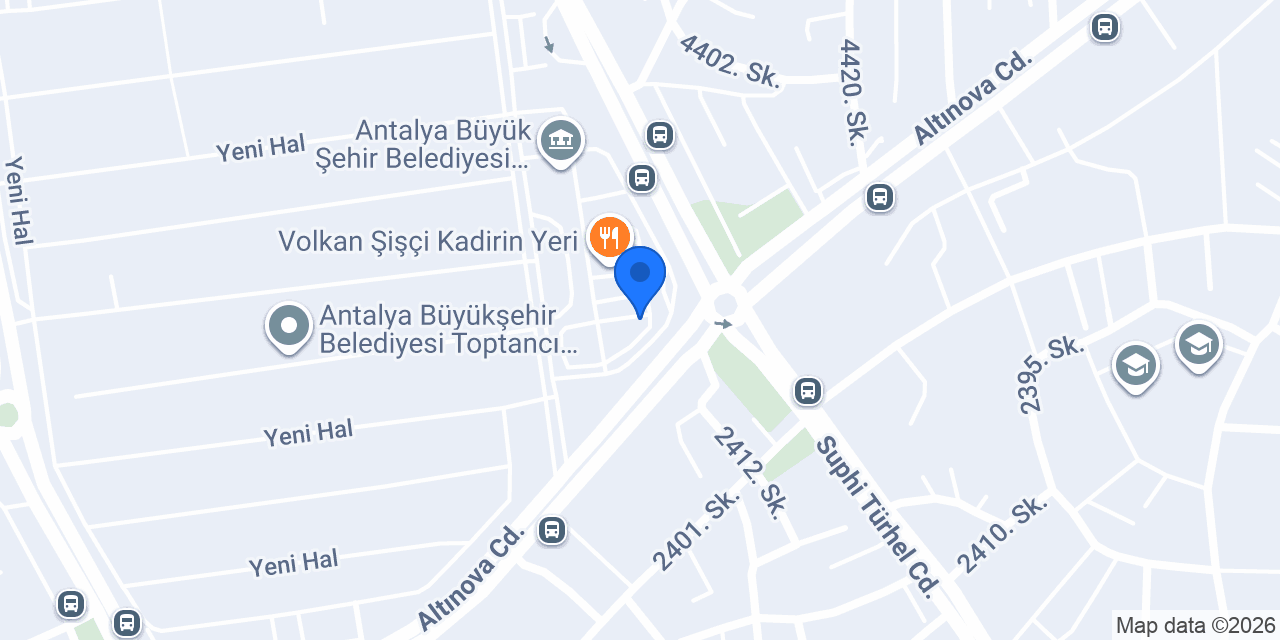 Yeni Hal Taksi konumu