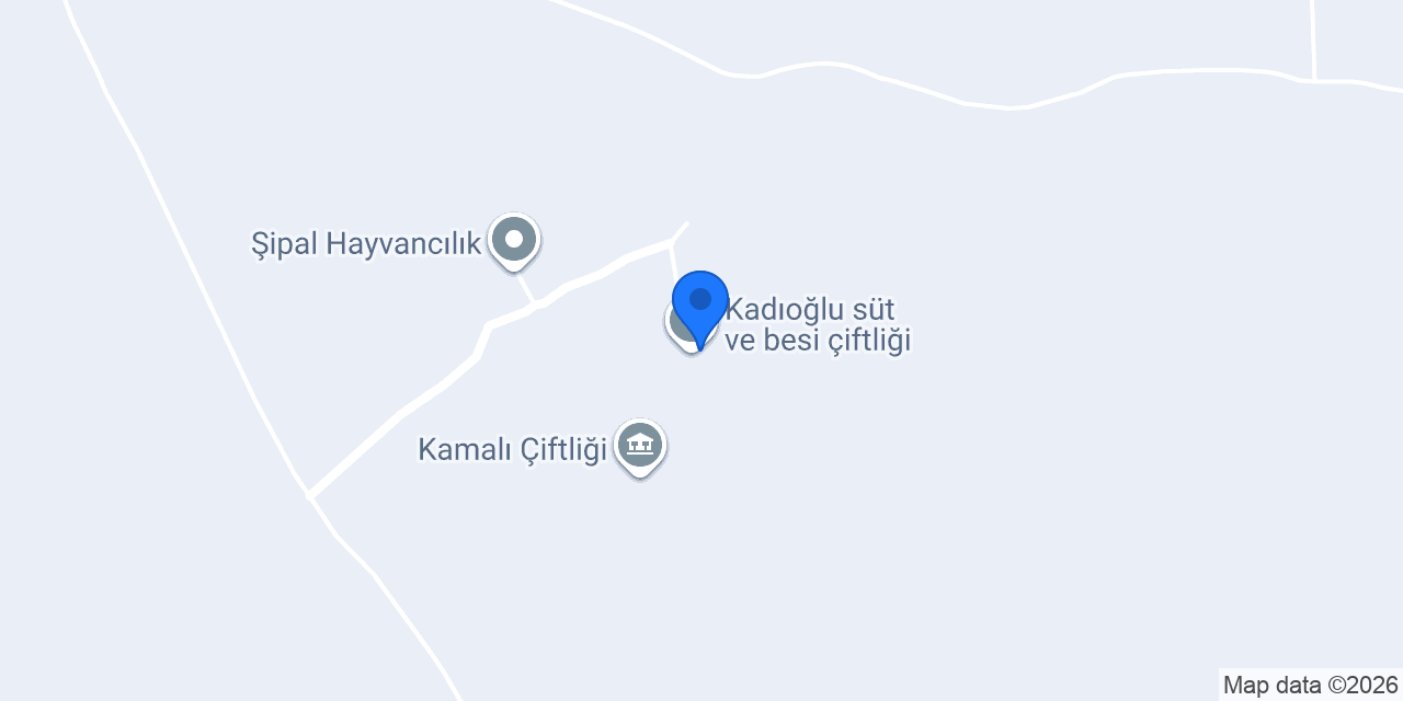 Kadıoğlu süt ve besi çiftliği konumu