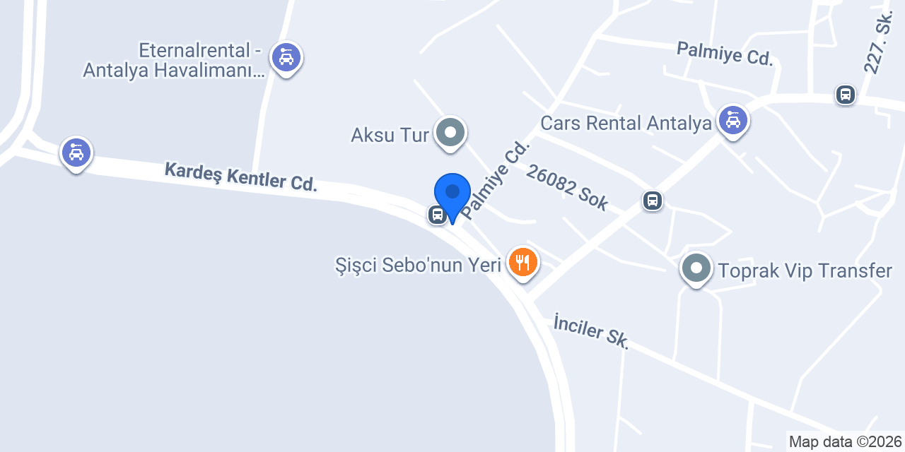 Brk Car Rental konumu