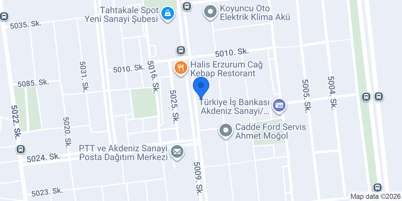Kula Oto Aksesuar konumu