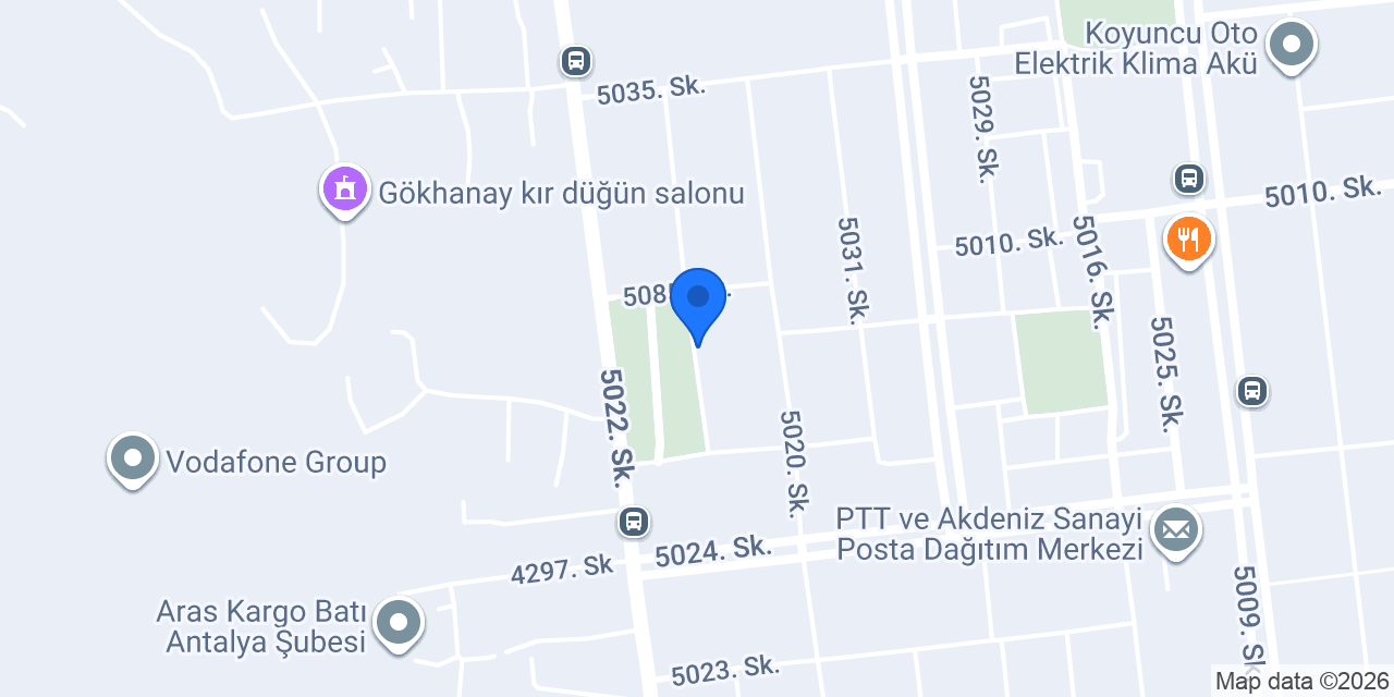 MHK MOBİLYA LTD ŞTİ konumu