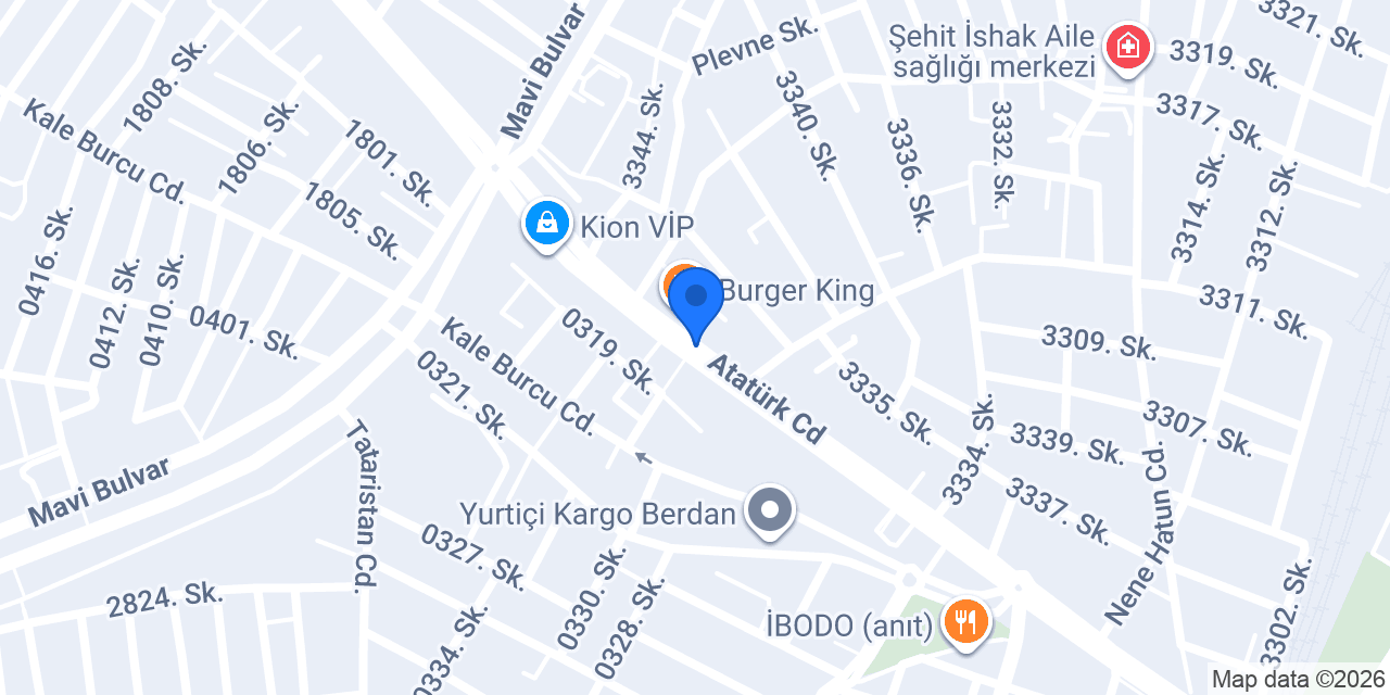 Kapattı konumu