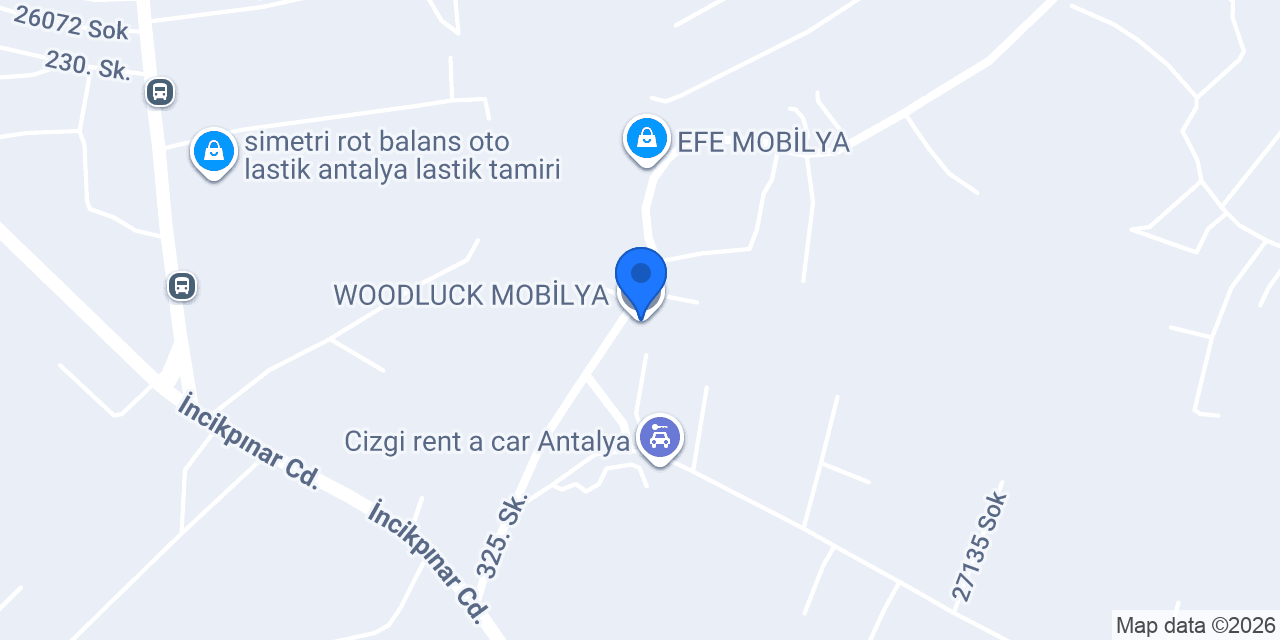 WOODLUCK MOBİLYA konumu