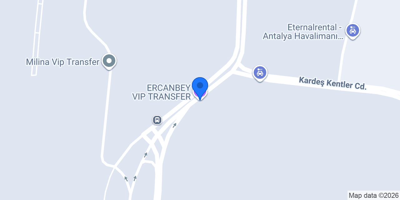 ERCANBEY VIP TRANSFER konumu