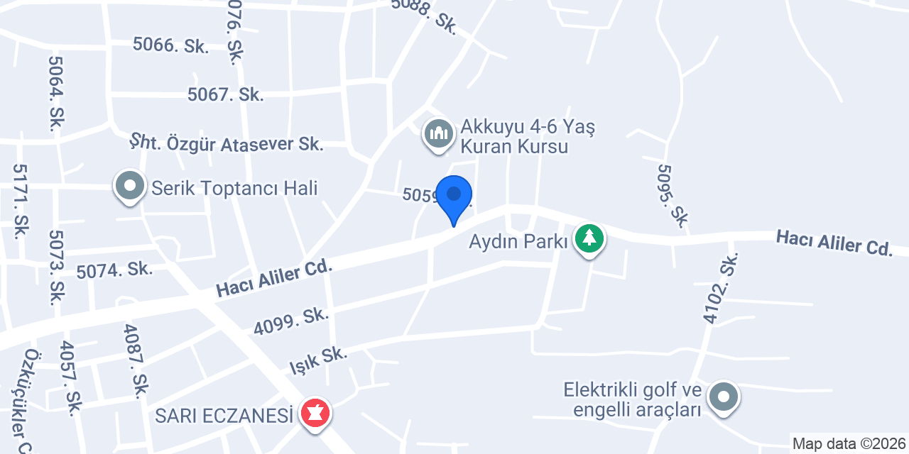 Çıkla Mobilya konumu