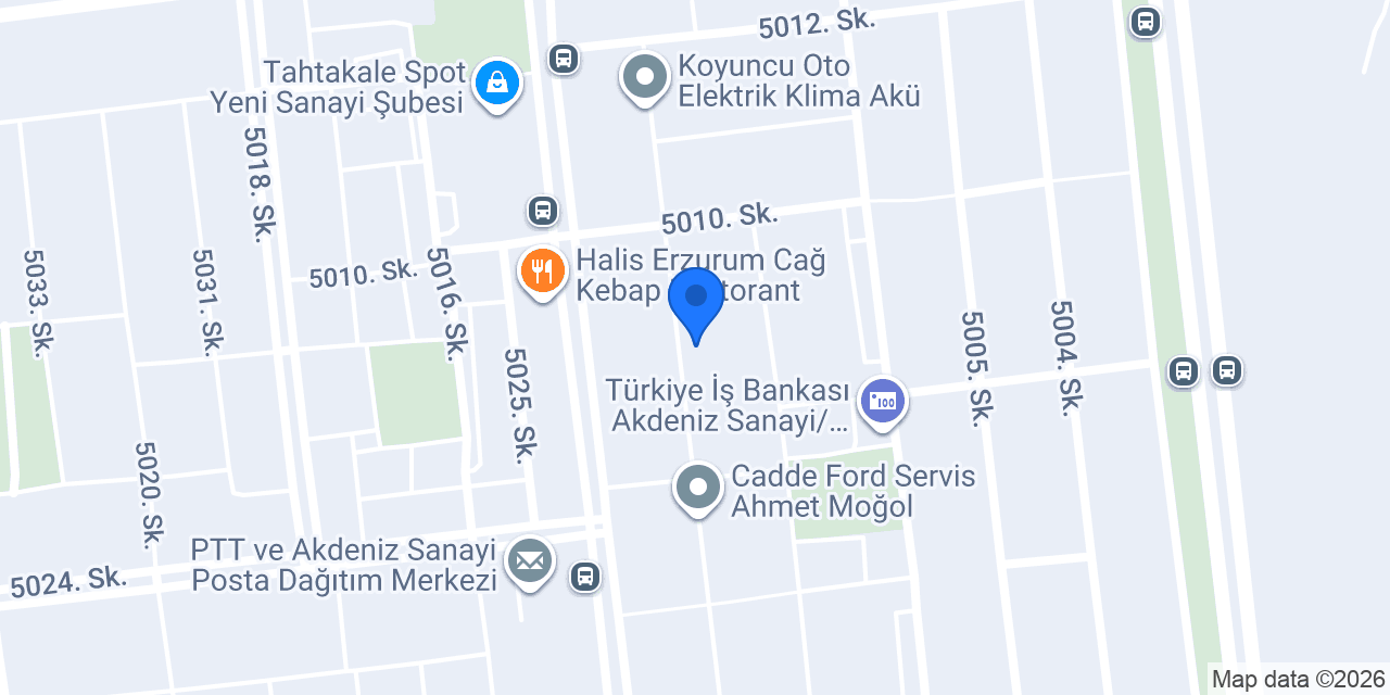 İnci Oto Aksesuar konumu