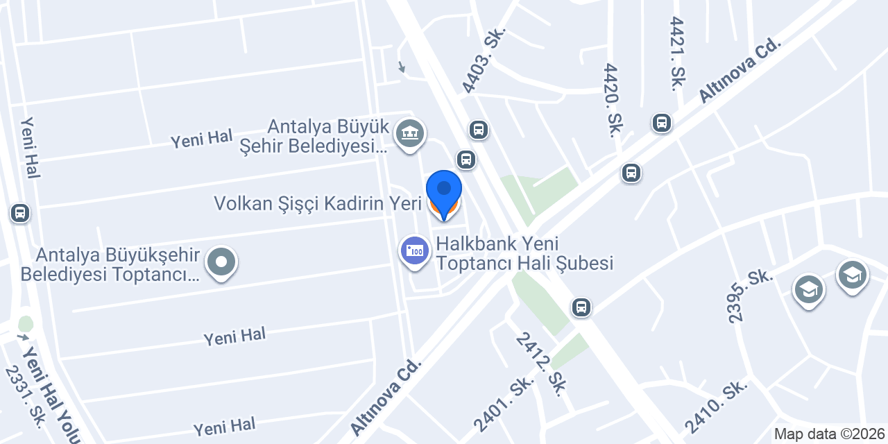 Volkan Şişçi Kadirin Yeri konumu