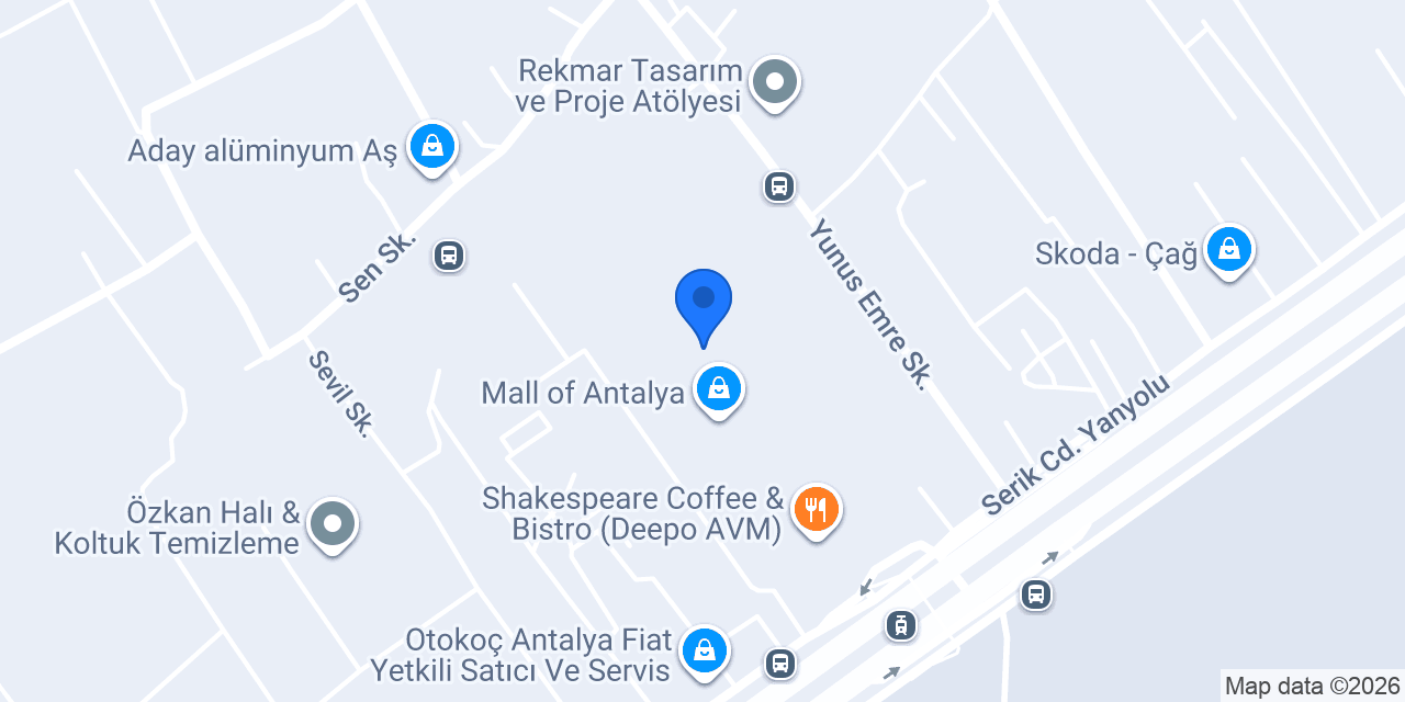 Hatemoğlu Deepo Outlet Center konumu