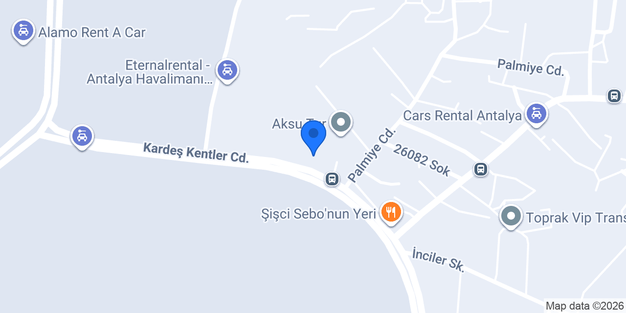 Özdilek Vip Transfer konumu