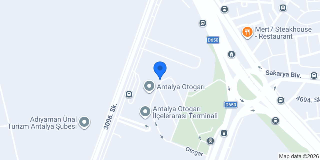 Fethiye Seyahat Antalya şubesi konumu