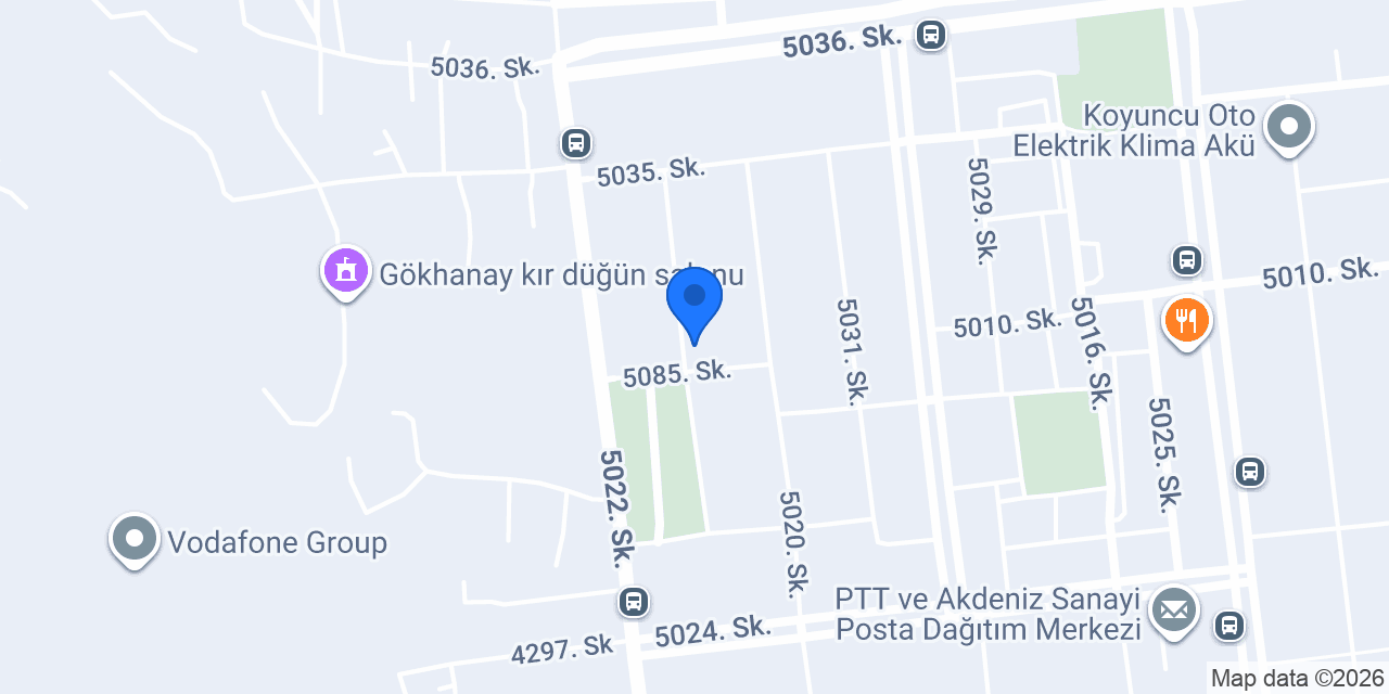 Güçlü Mobilya konumu