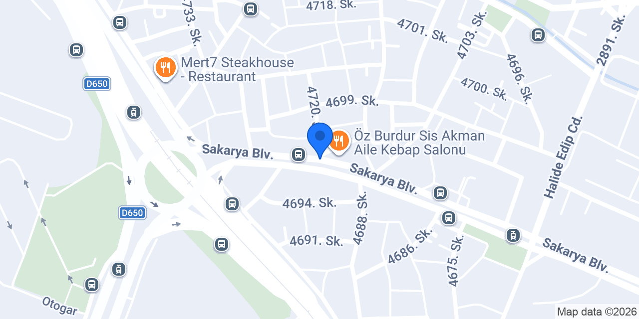 Acan Sürücü Kursu konumu