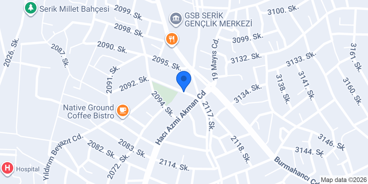 BUCAKLIOĞLU YEMEKÇİLİK - ÖMER BUCAKLIOĞLU SERİK AŞÇI-SERIK AŞÇI-SERİK YEMEKÇİ konumu