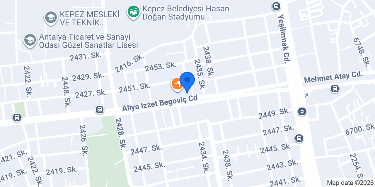 Aydede Kreş - Kepez Kreş - Antalya Kreş konumu