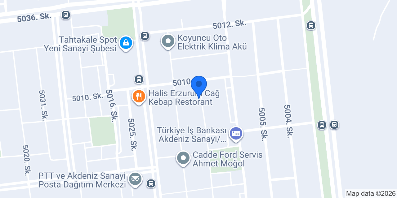 SANDIKÇI OTO KLİMA konumu