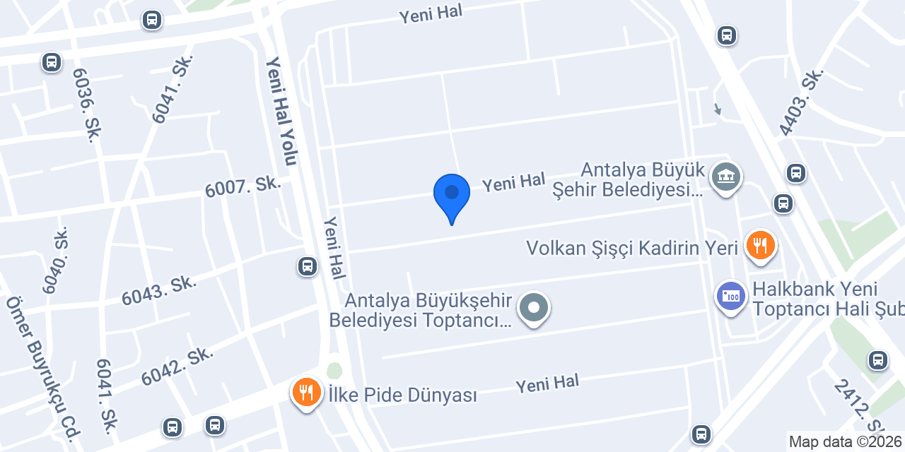 BRN Tarım Hal 90 konumu