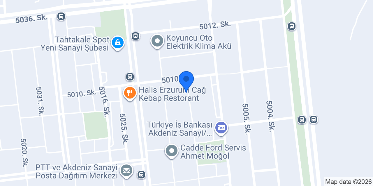 Aydemir Özel Ford Servisi konumu