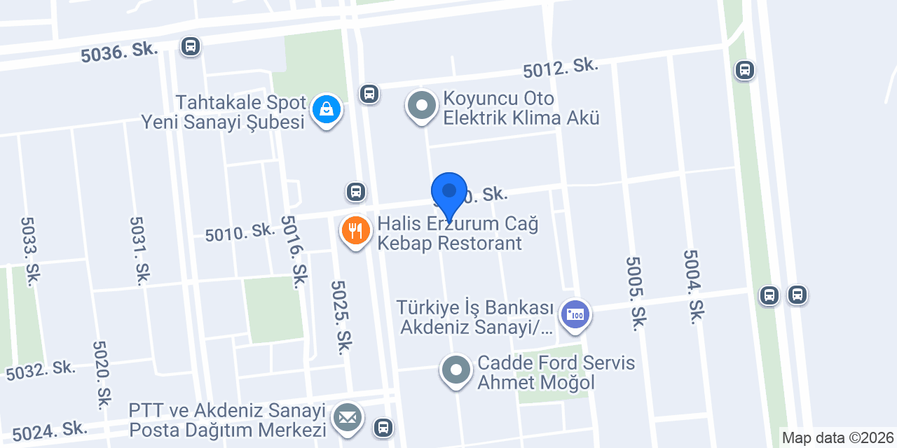 Özgür Oto Yedek Parça San. Ve Tic. Ltd. Şti. konumu