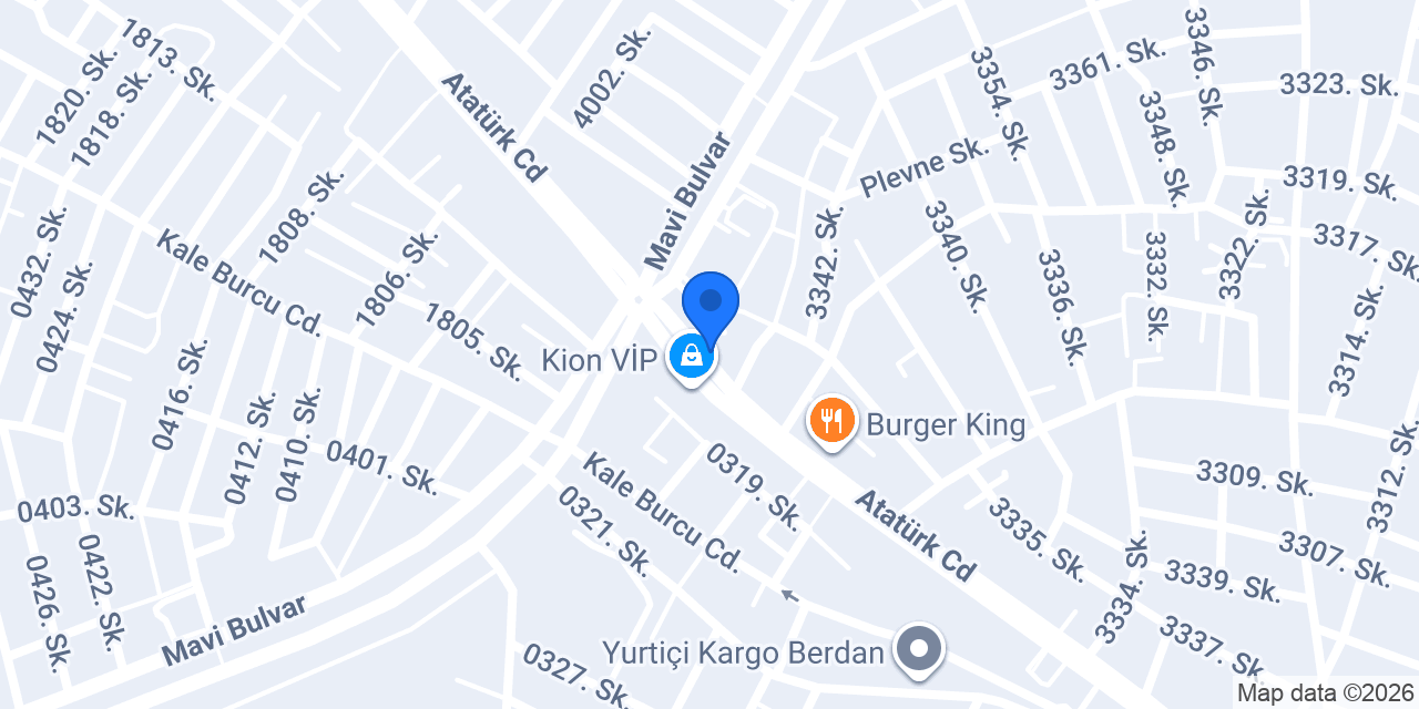 Asya Çiçek Dünyasi konumu