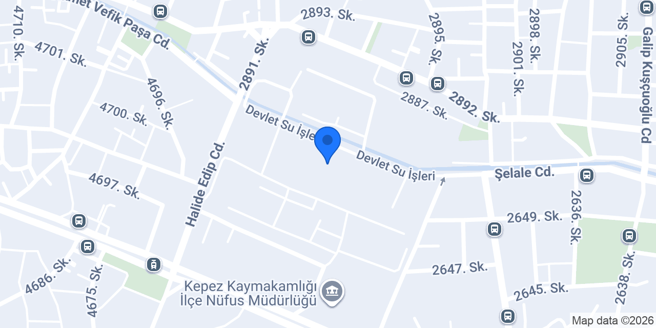 Devlet Su İşleri konumu