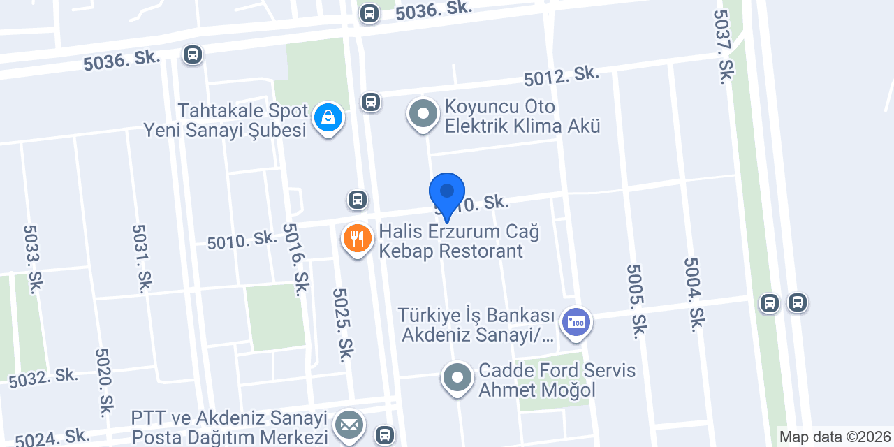 Öz Kılıç Otomotiv konumu