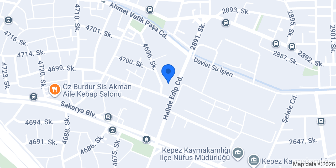Alaeddin Keykubat Ortaokulu konumu