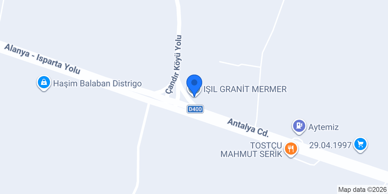 IŞIL GRANİT MERMER konumu