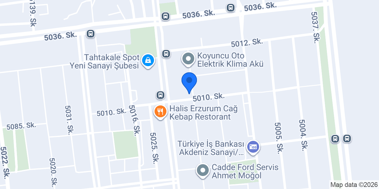 Antalya Volvo Servis konumu
