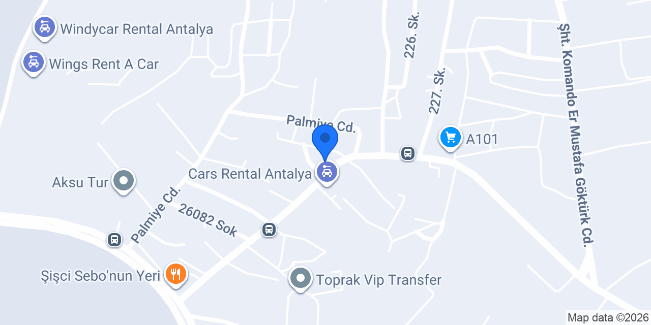 Özen Vip Travel konumu
