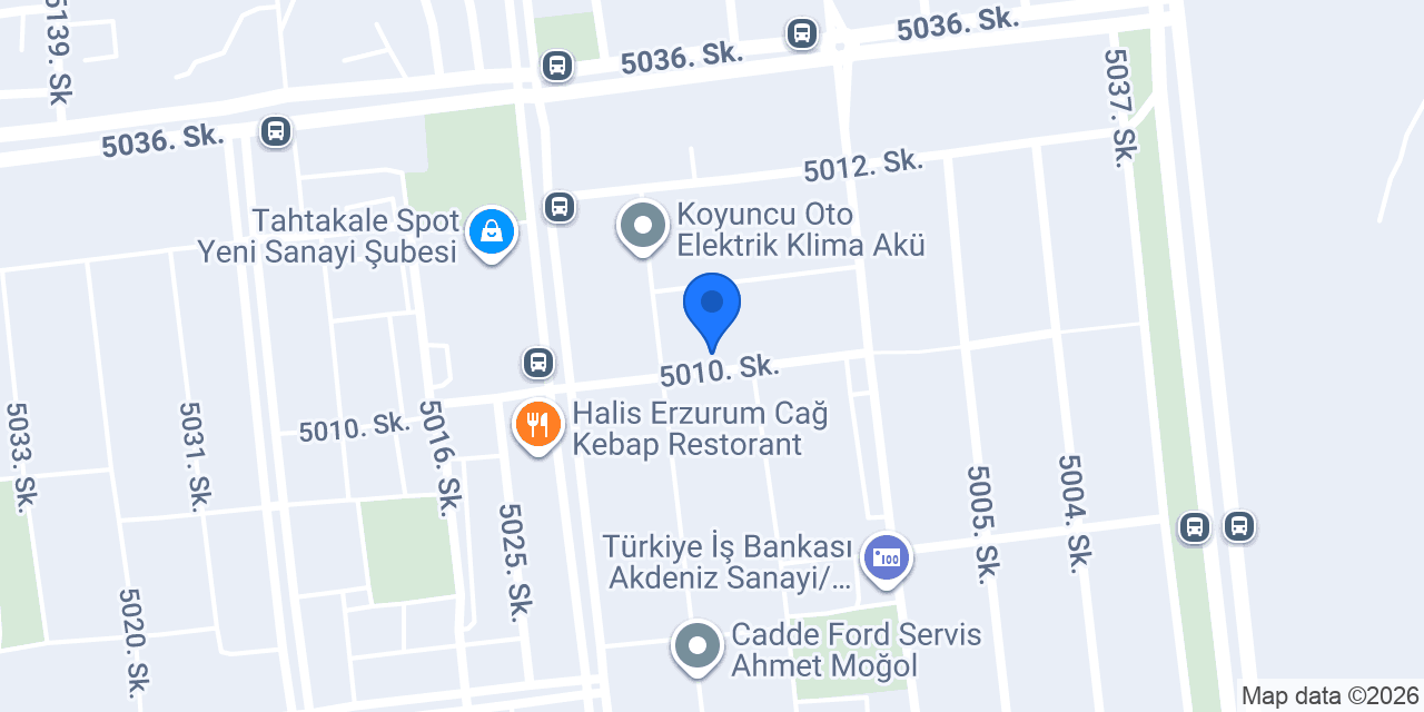 ÜLKERLER OTO YEDEK PARÇA konumu
