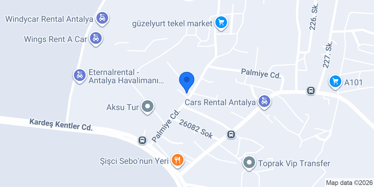 Dreamway Car Rental konumu