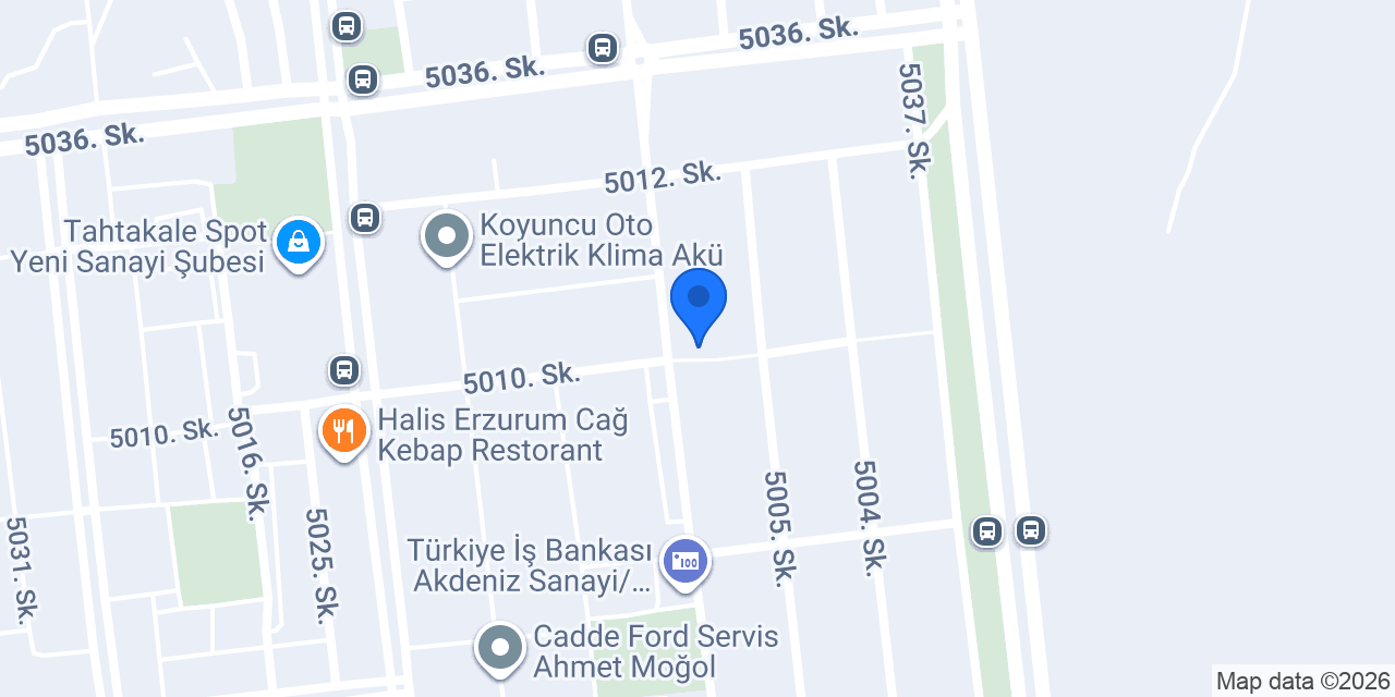 AUTO KRANK TAMİR-BAKIM SERVİSİ konumu