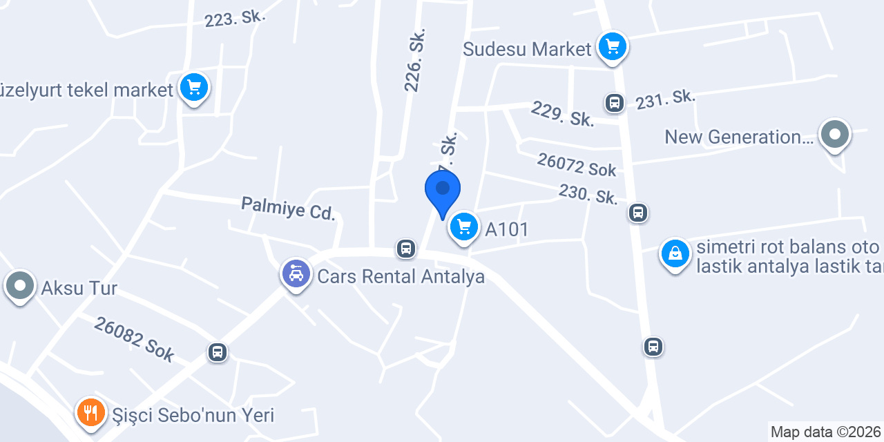 Antalya BS Transfer konumu