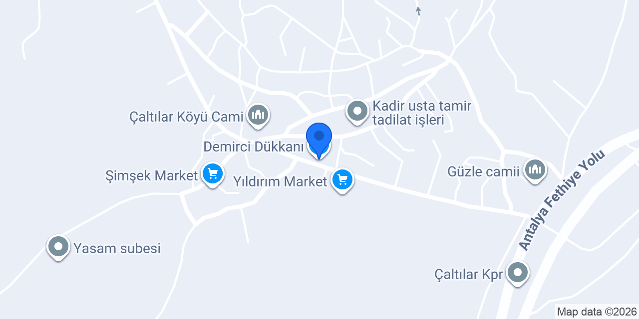 Demirci Dükkanı konumu