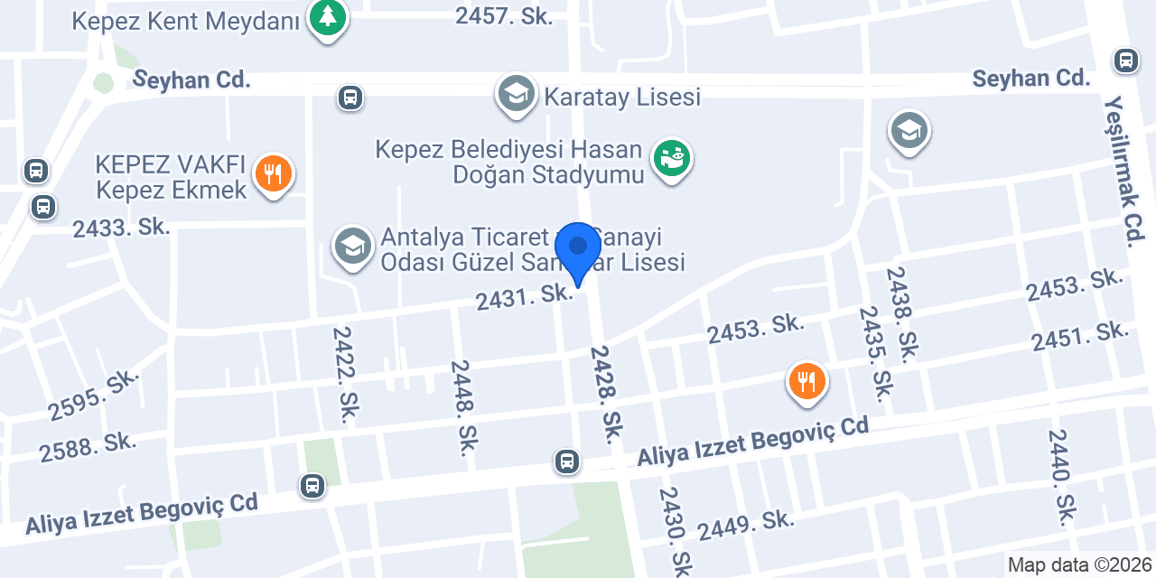 Keskin Restaurant konumu