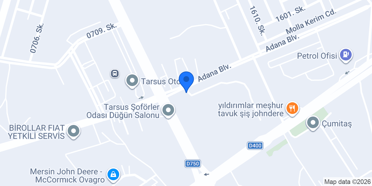 Kastamonu Entegre Tarsus konumu