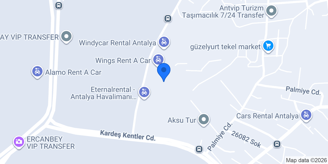 BOZCAR RENTAL konumu