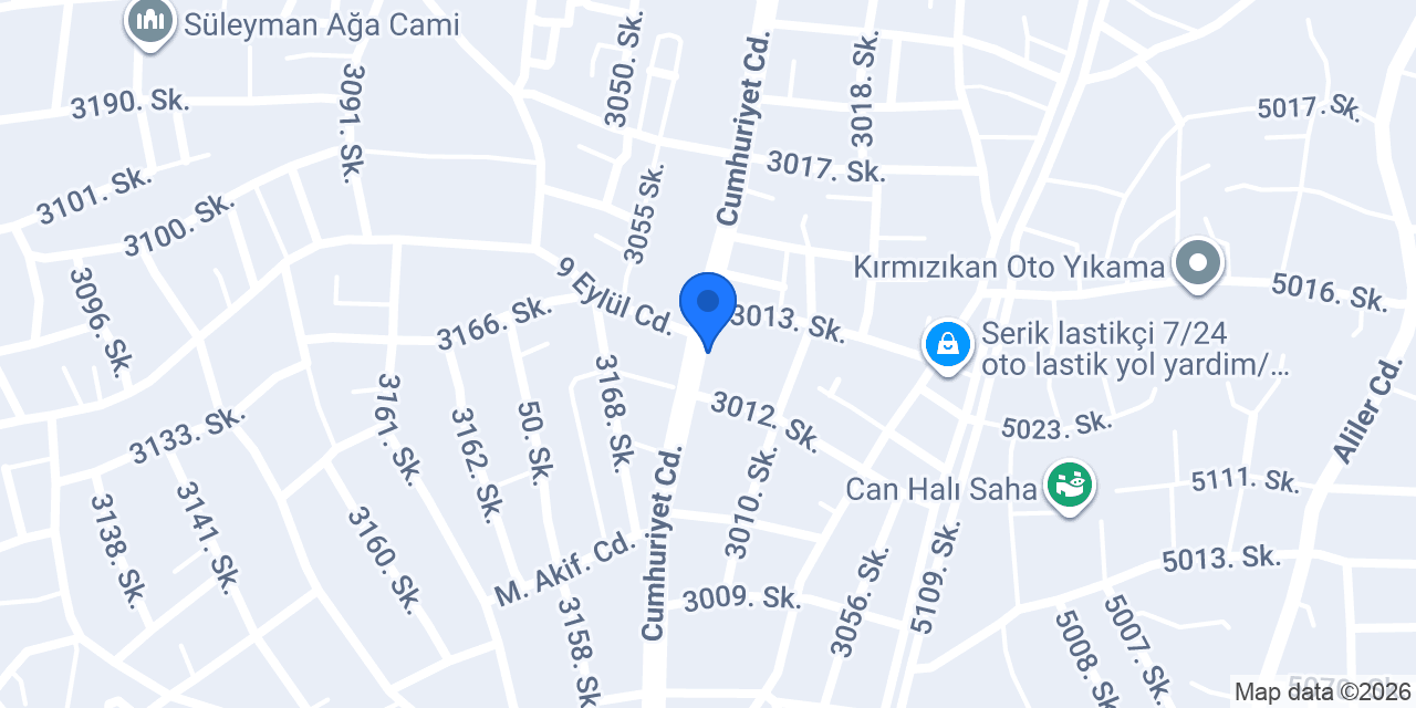 Şahin Testere Bileme ve Satışı konumu
