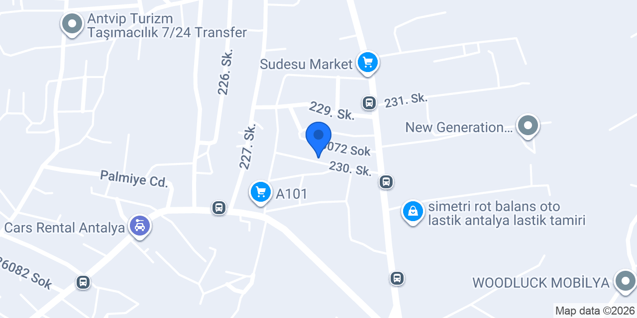 Florya Oto Kiralama konumu