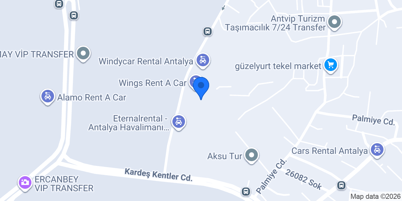 Rental Rent a Car konumu