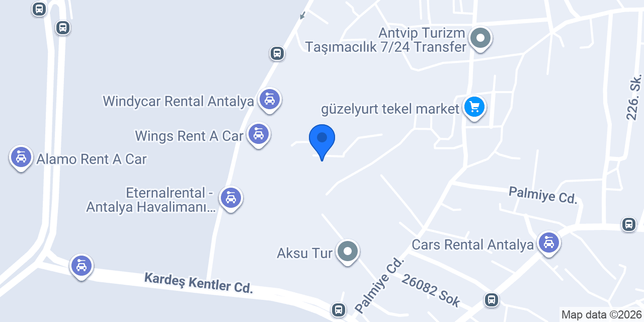 MSL car rental konumu