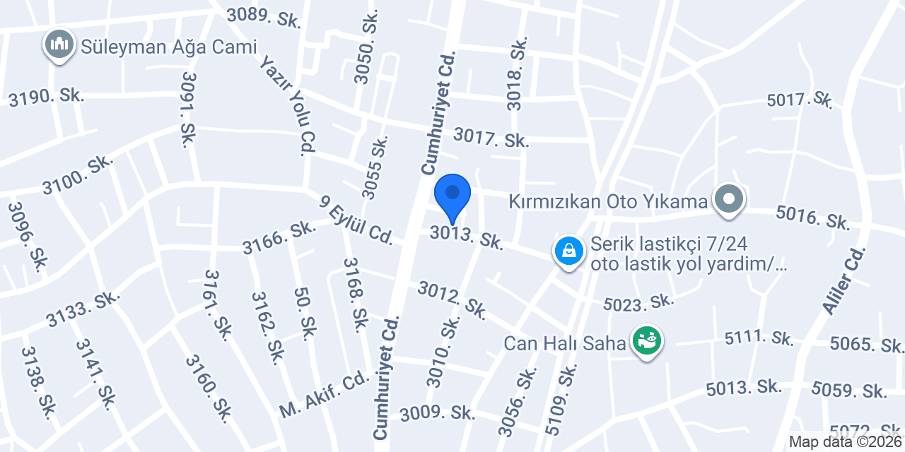 şahin perakende ticaret konumu